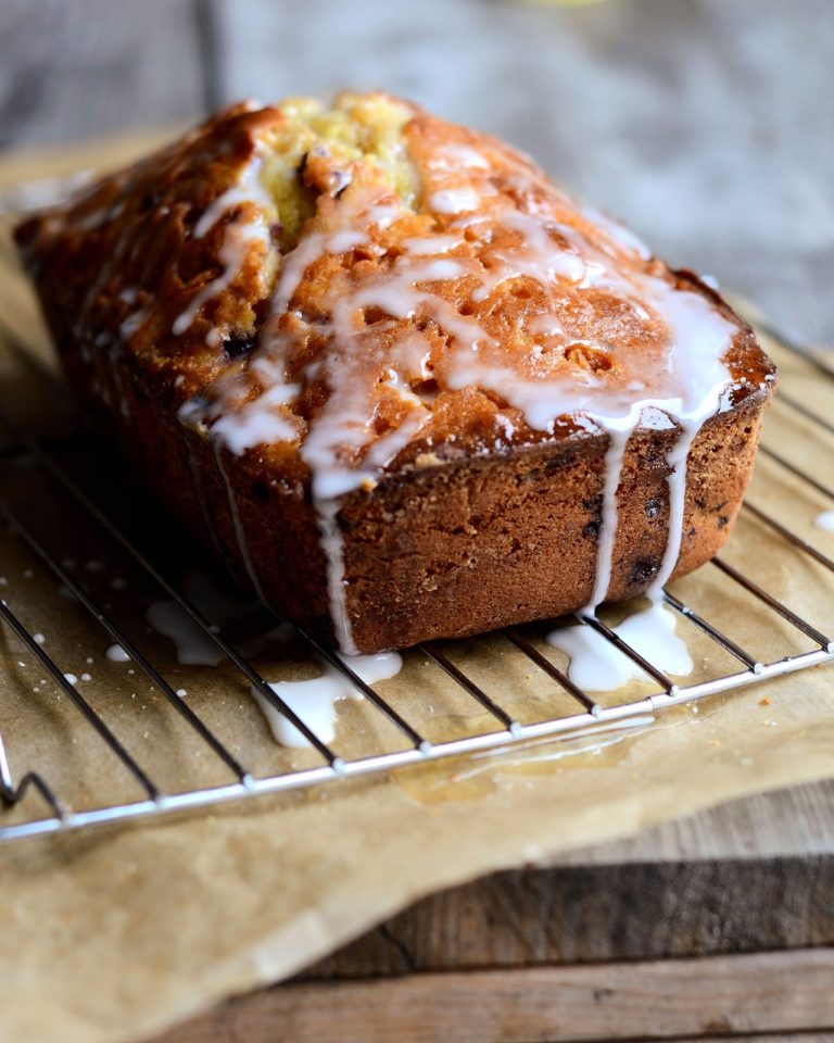 Blueberry Lemon Drizzle Bread
