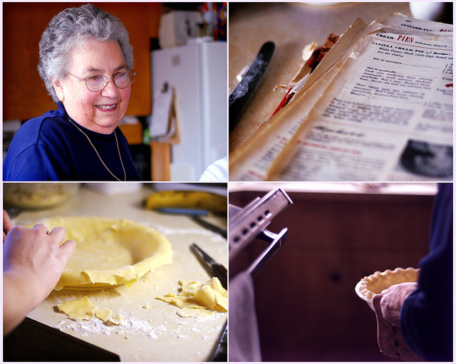 Grandma's Cooking School: Banana Cream Pie