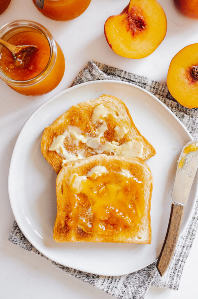 Easy Peach Jam Recipe without Pectin! 