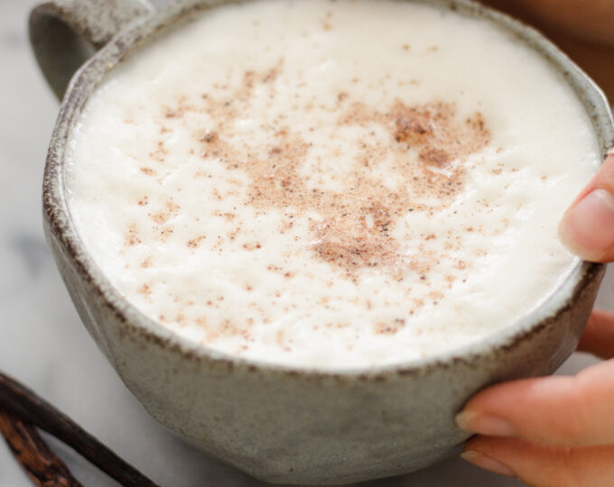 Eggnog Frothed Milk