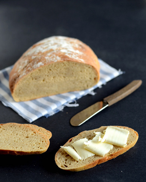 No Knead Bread | Buttered Side Up