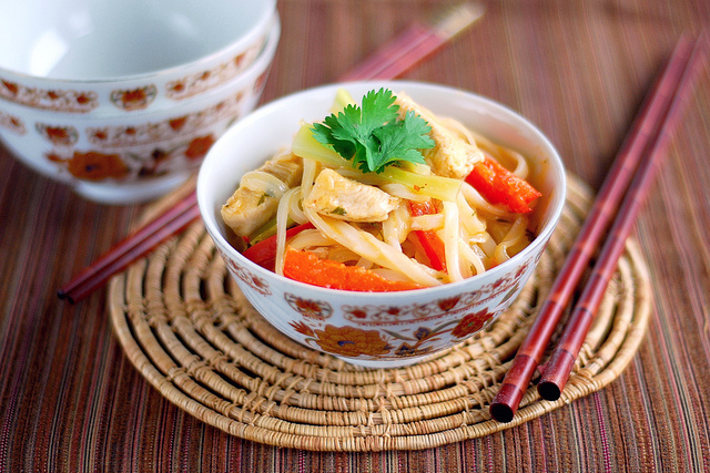 Red Curry Coconut Noodles | Buttered Side Up