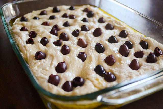 Roasted Garlic and Olive Focaccia