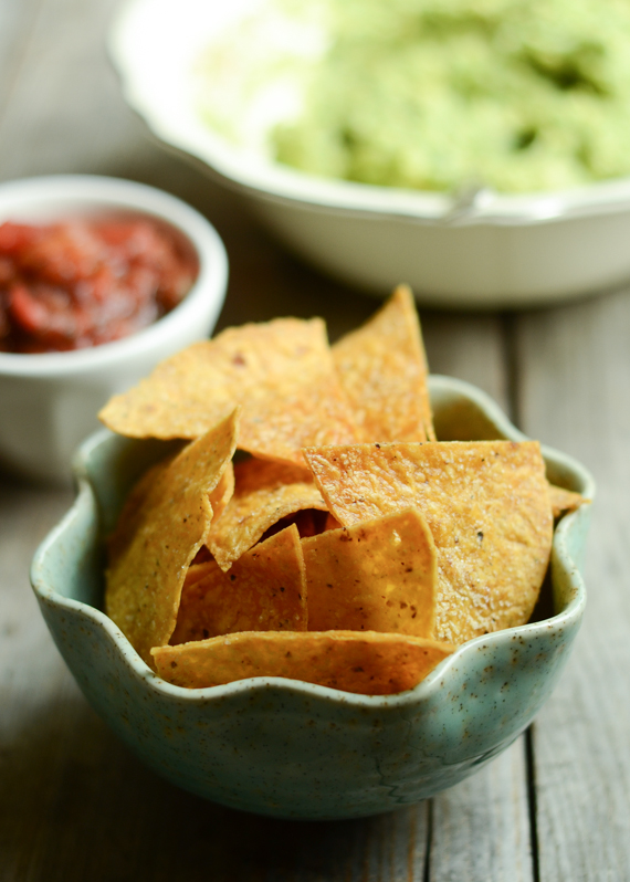 Homemade Baked Tortilla Chips