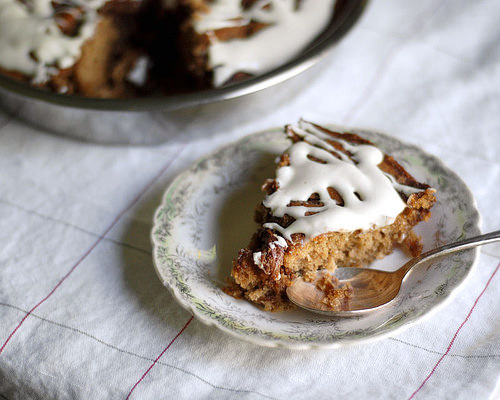 Cinnamon Roll Cake | Buttered Side Up