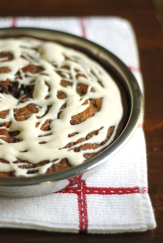 Cinnamon Roll Cake | Buttered Side Up