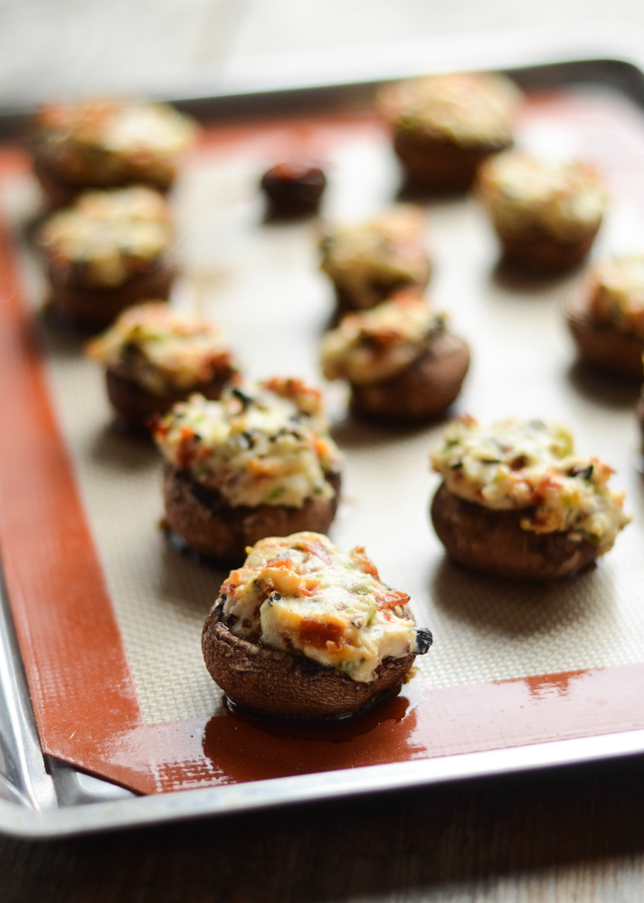 Pizza Stuffed Mushrooms