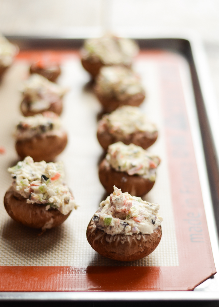 Pizza Stuffed Mushrooms