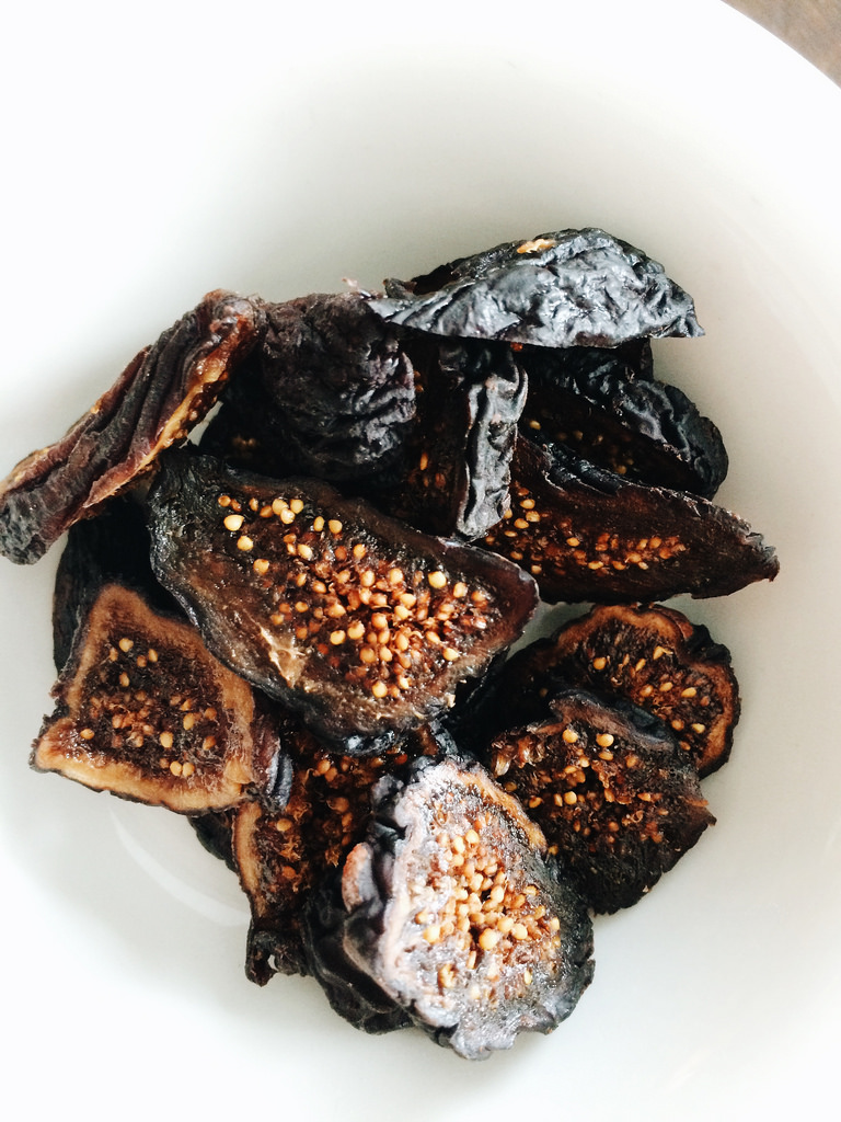 Dried figs.