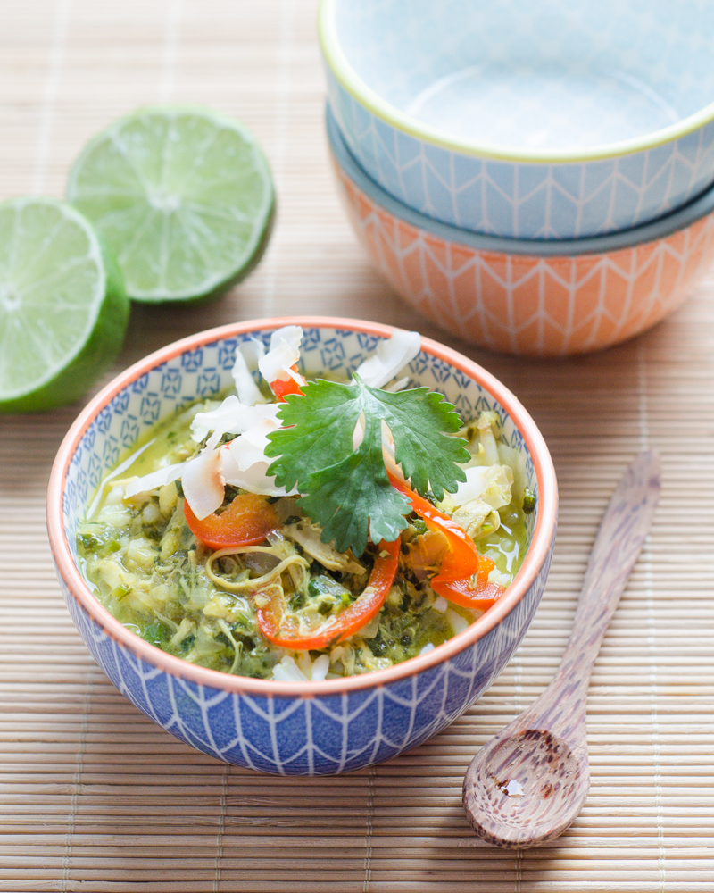 Coconut Curry Chicken Soup with Coconut Milk!