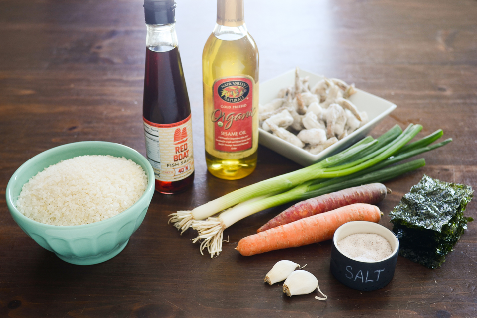 Korean Shrimp and Rice Porridge (Saewoojuk)