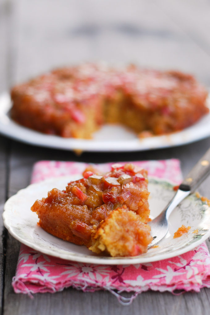 Rhubarb Upside Down Cake