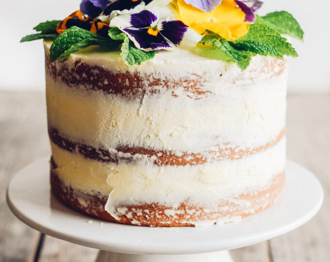 Triple Lemon Naked Layer Cake