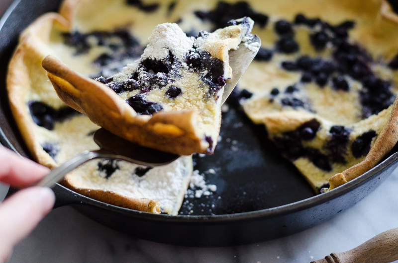 Blueberry Dutch Baby - Buttered Side Up