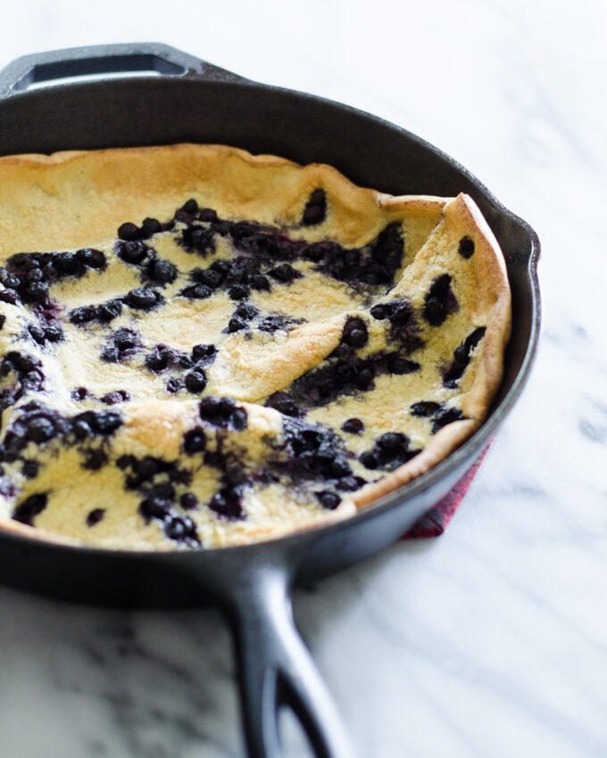 Blueberry Dutch Baby - Buttered Side Up