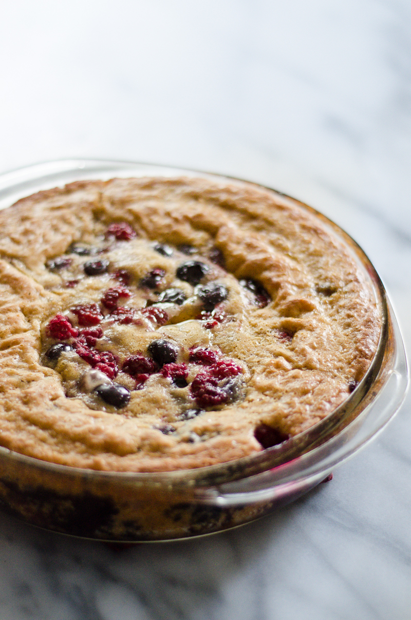 Mixed Fruit Cobbler - Buttered Side Up