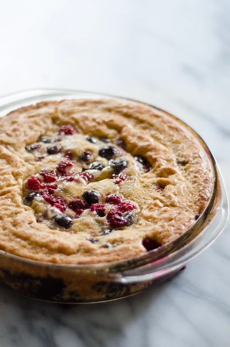 Mixed Fruit Cobbler - Buttered Side Up