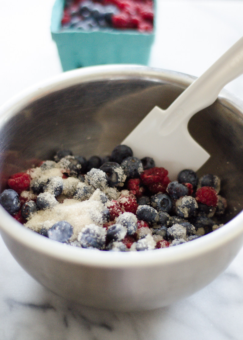 Mixed Fruit Cobbler - Buttered Side Up