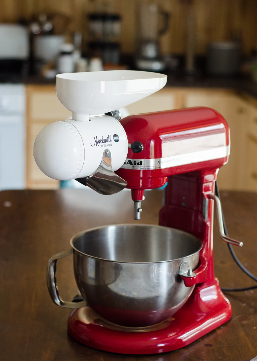 Grinding My Own Flour With A Mockmill For KitchenAid #Mockmill