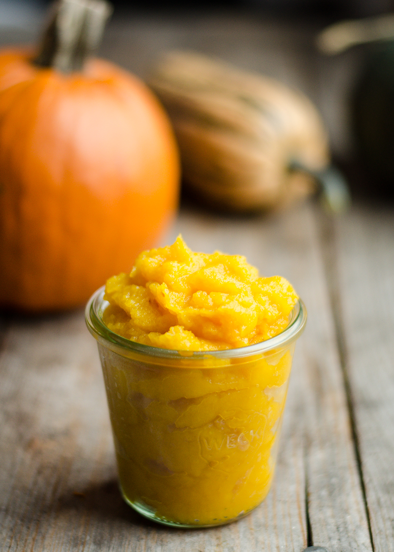 Homemade Roasted Pumpkin Puree