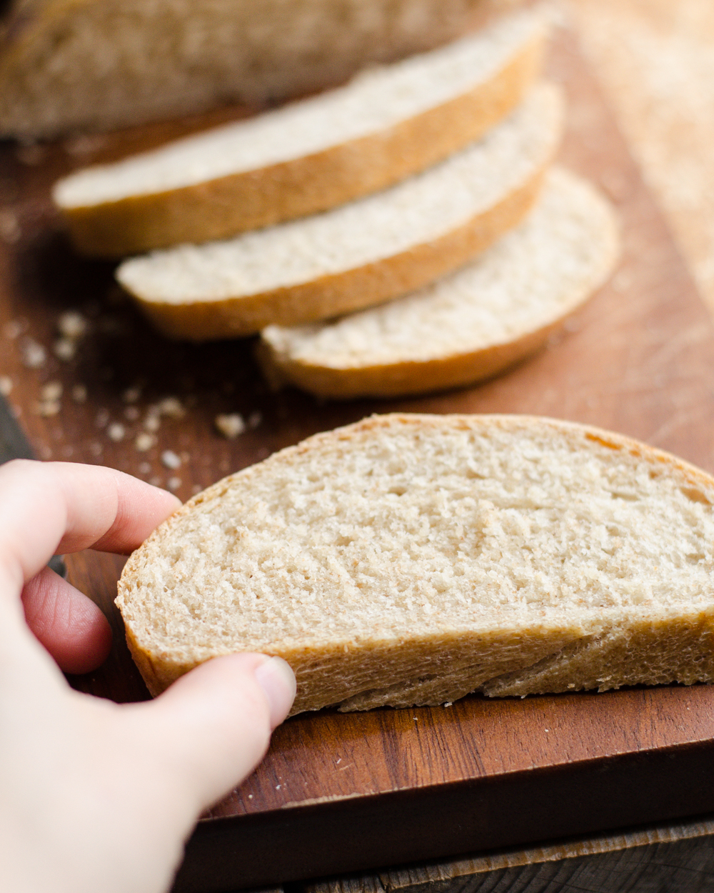 Whole Wheat French Bread | Buttered Side Up