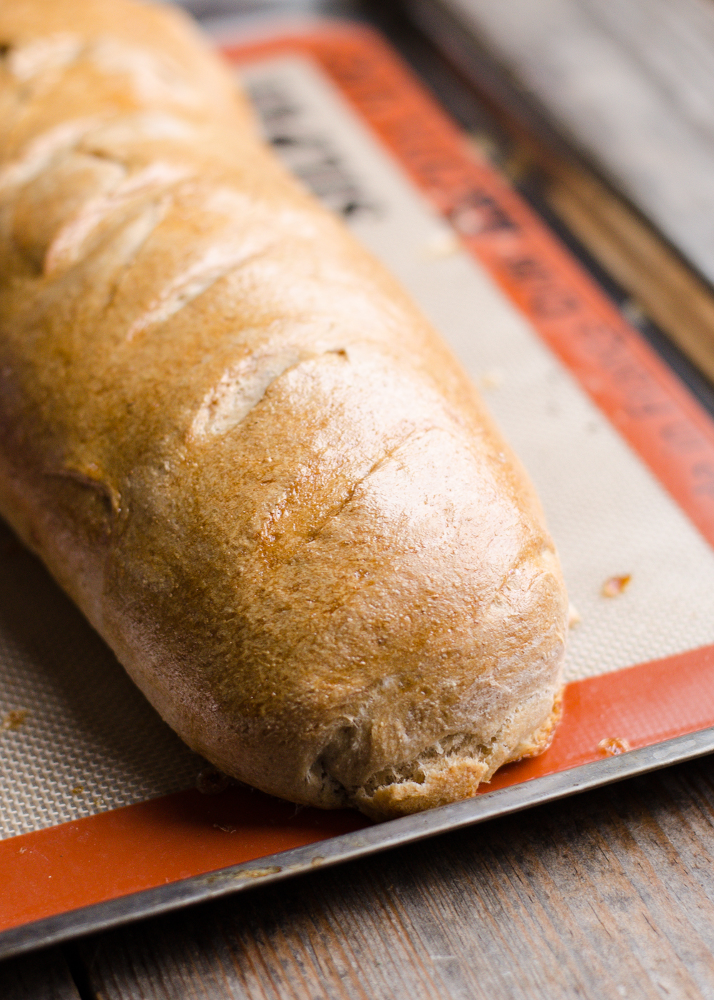 Whole Wheat French Bread | Buttered Side Up