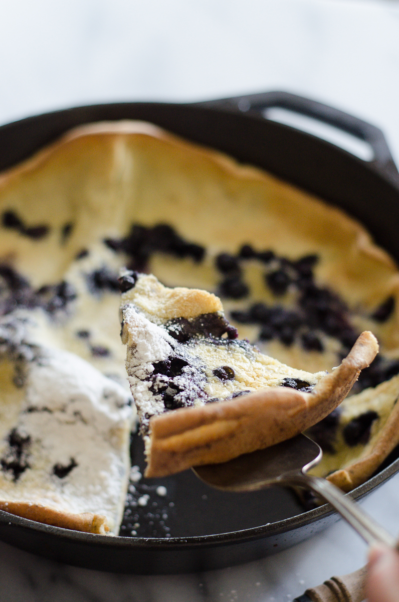 Blueberry Dutch Baby - Buttered Side Up