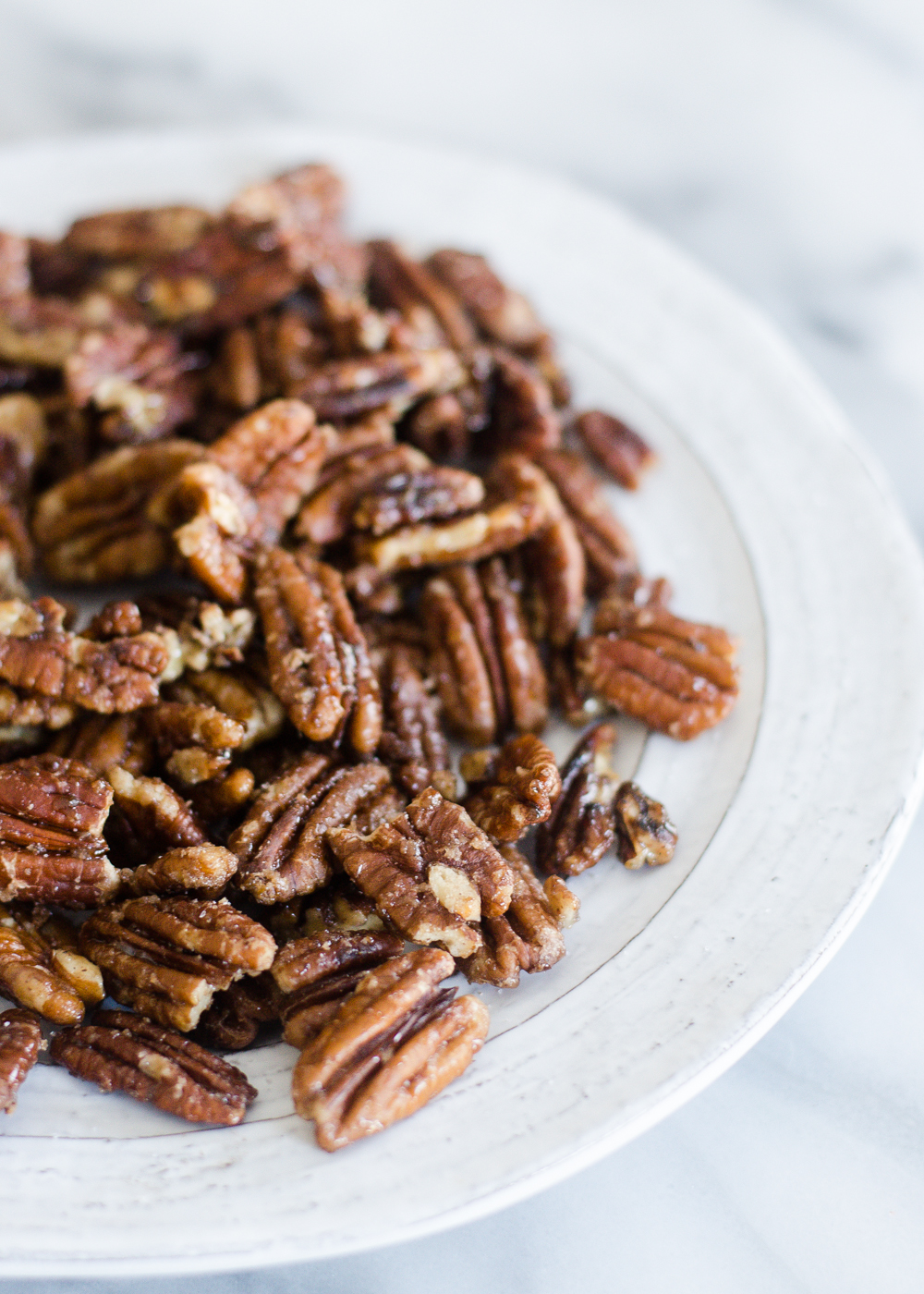 Maple Candied Pecans