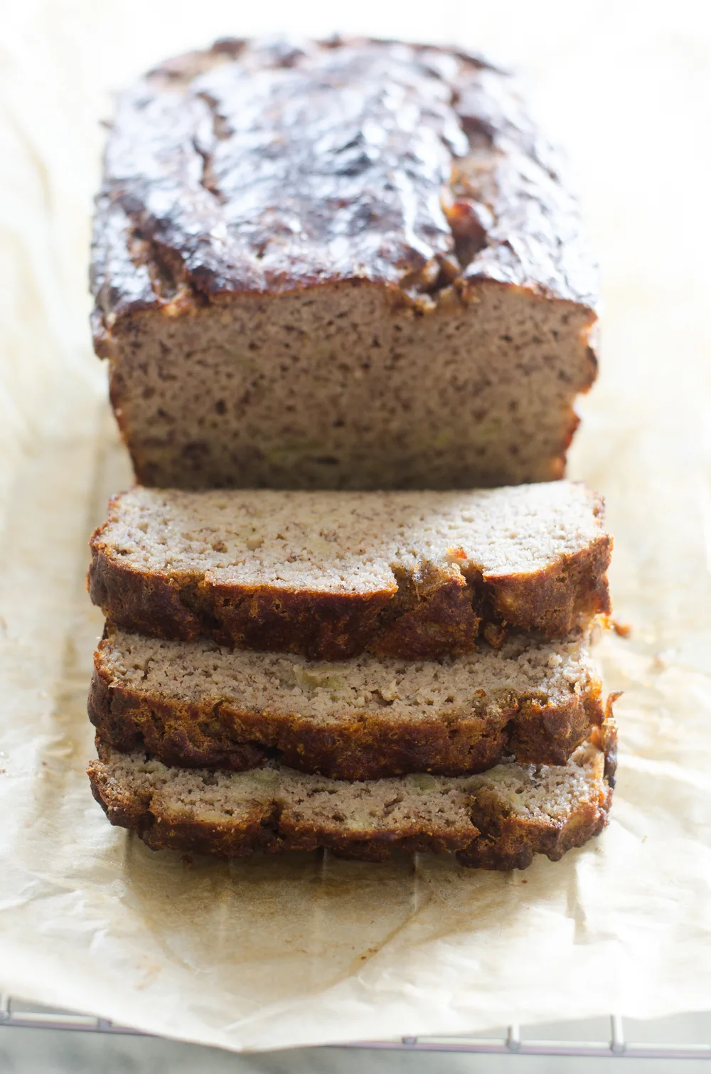 Coconut Flour Banana Bread (Gluten Free, Grain Free, Nut Free, Paleo Friendly, Sugar Free)