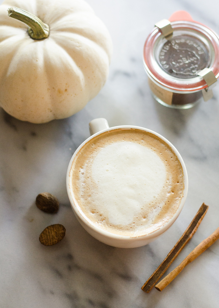 Organic Homemade Pumpkin Spice Latte Recipe