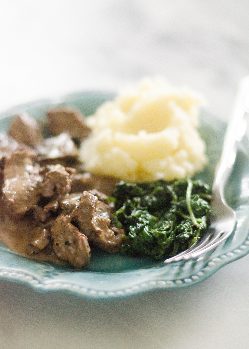 Butcher Box Review Meal 10 - Steak tips in mushroom gravy