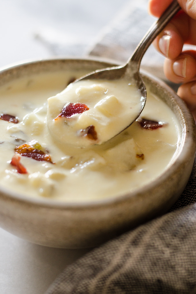 Creamy Potato and Bacon Soup