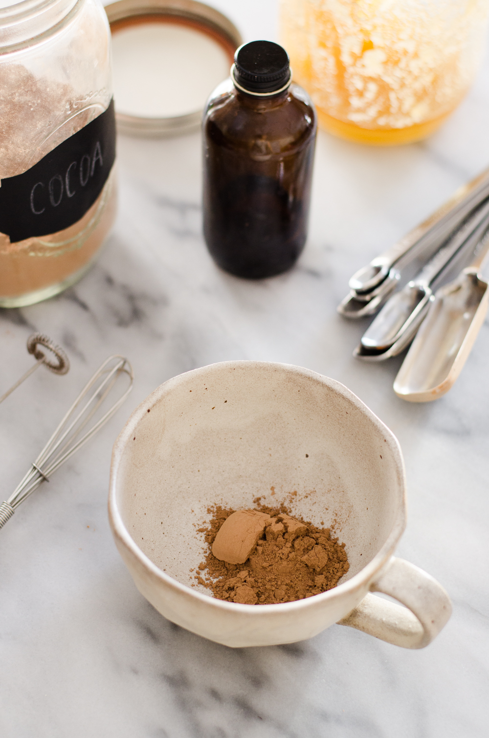 Homemade Hot Cocoa + Pink Whipped Cream