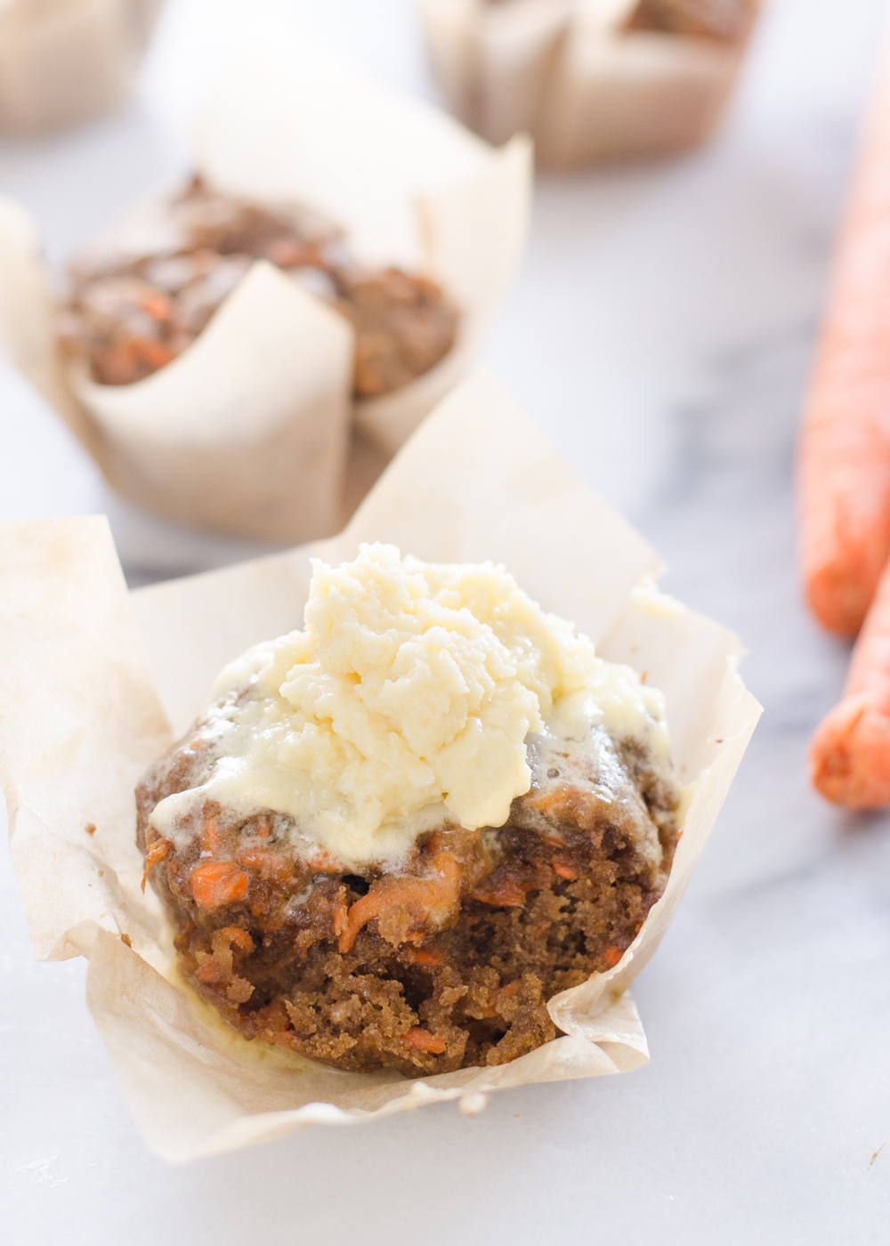 Grain-Free Carrot Cake Cupcakes For Babies or Toddlers!