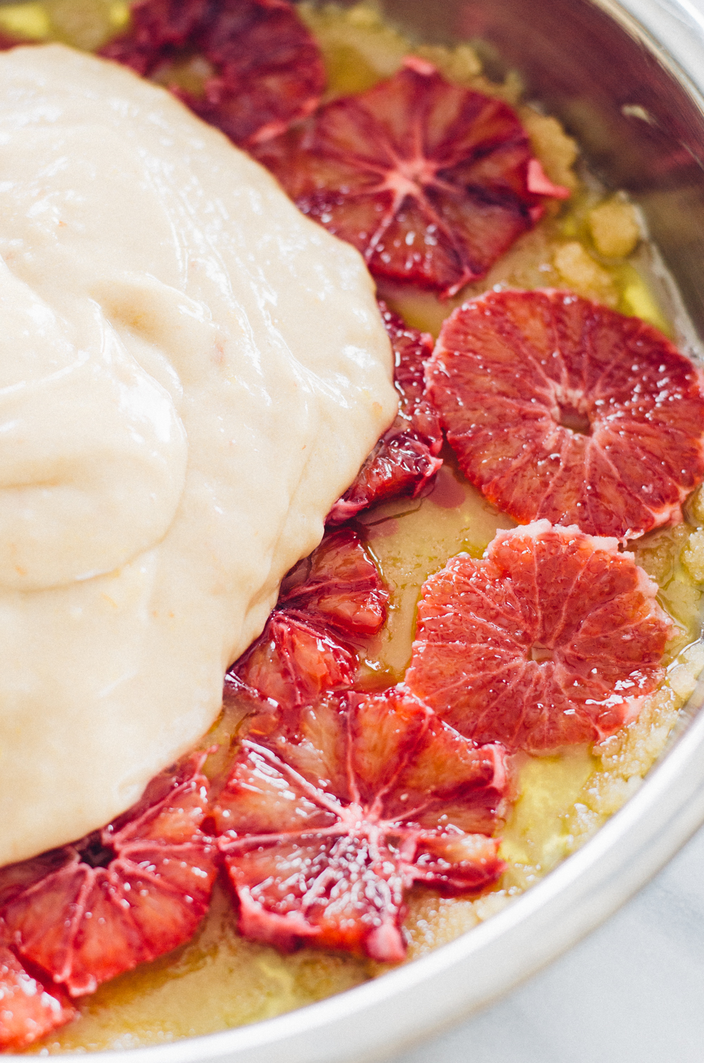 Blood Orange Olive Oil Cake - a ridiculously easy dessert that is super flavorful.