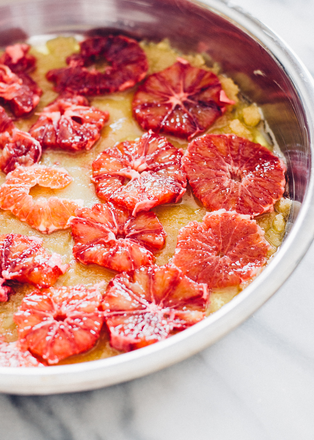 Blood Orange Olive Oil Cake - a ridiculously easy dessert that is super flavorful.