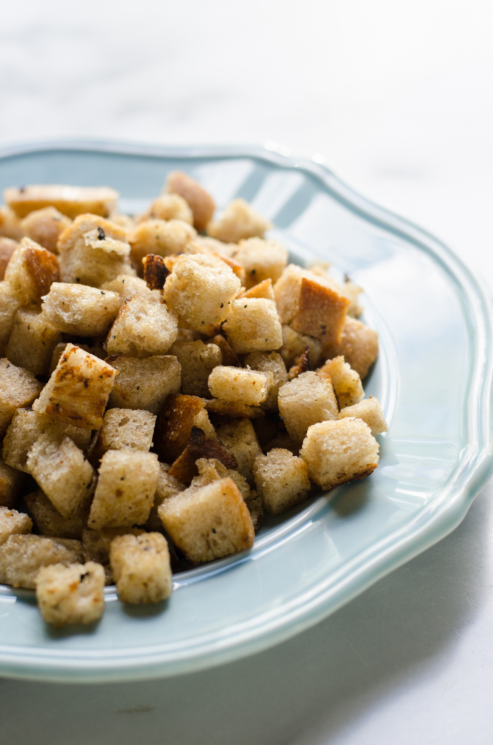 How to Make Croutons Over the Stove