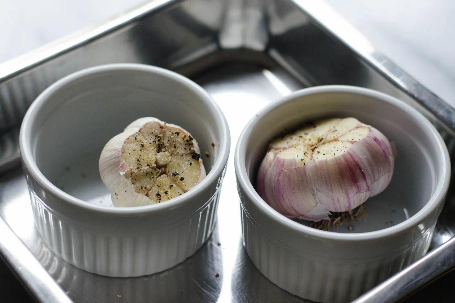 How to Roast Garlic Without Aluminum Foil - Learn how to easily roast garlic without wrapping it in aluminum foil!