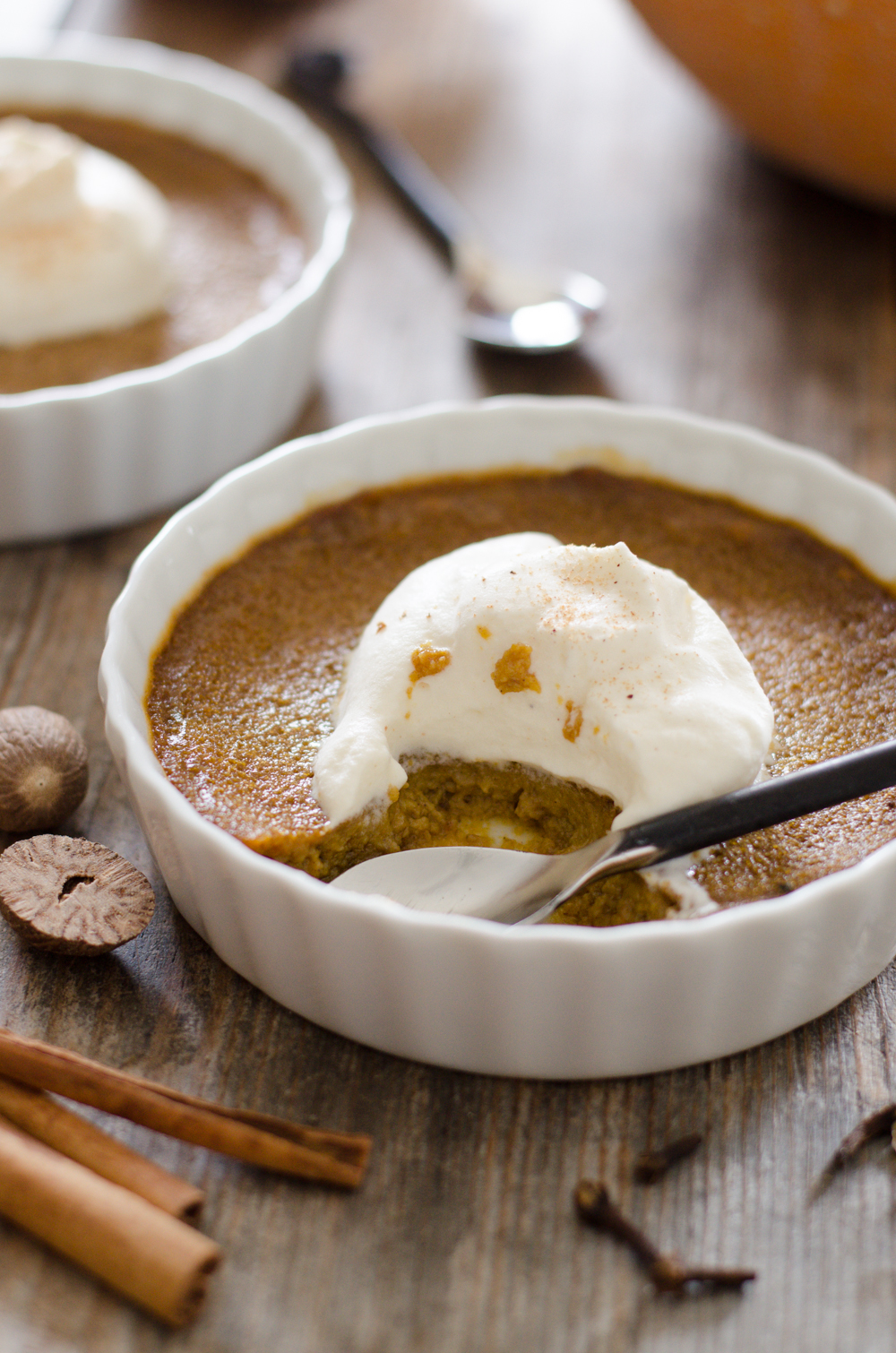 Baked Pumpkin Custard | Buttered Side Up