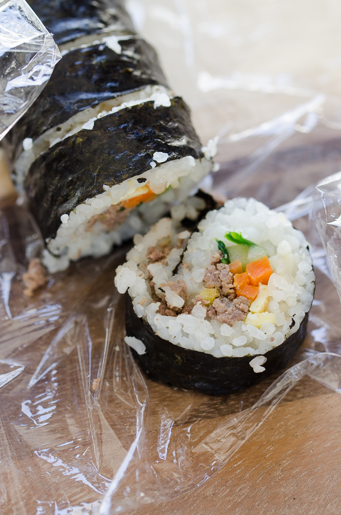 Ground Beef Gimbap - 김밥 