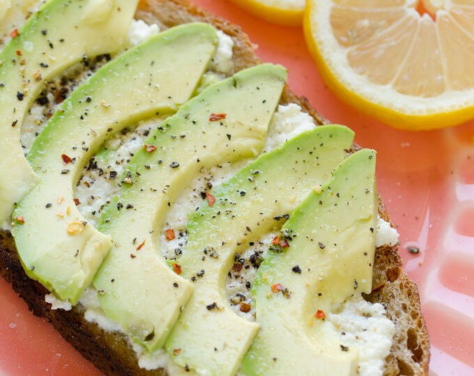 Ricotta Avocado Toast - an easy and delicious breakfast idea!