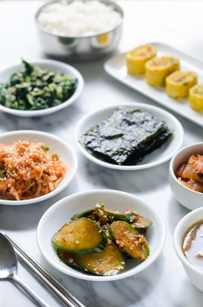 5 Easy Korean Side Dishes (Banchan, 반찬)