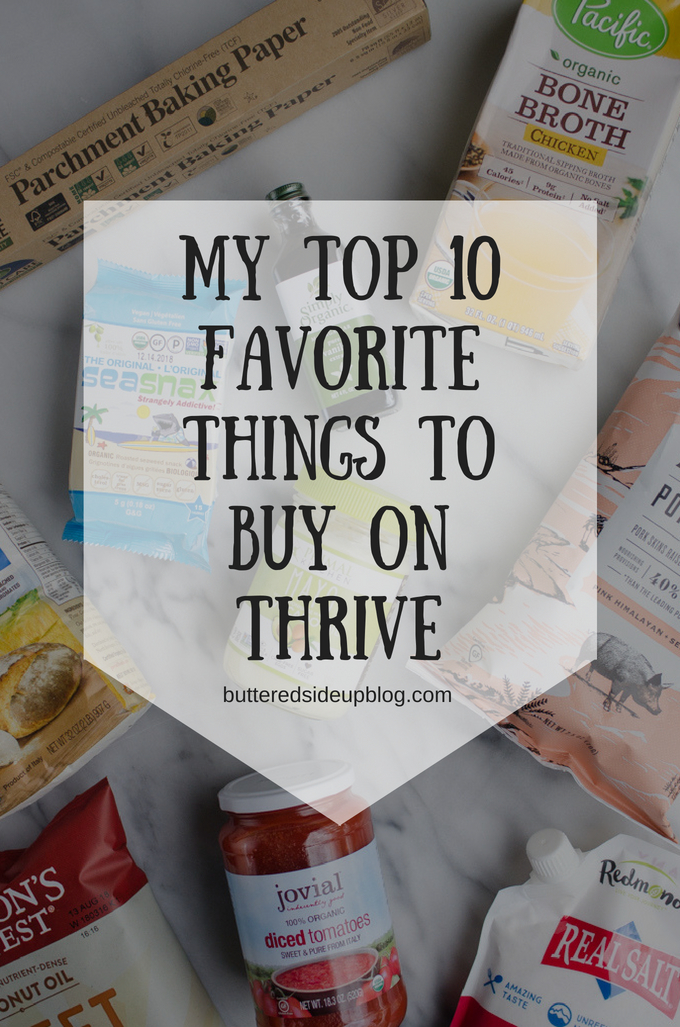 My Top 10 Favorite Things to Buy on Thrive Market | #healthy #groceryhaul #organic