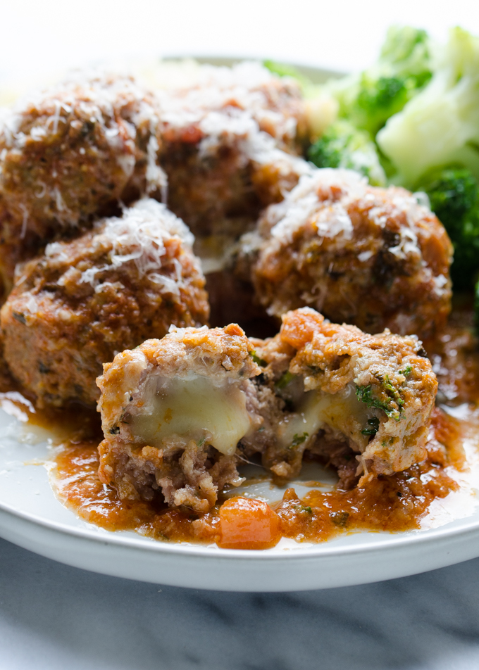 Tasty Tested- Mozzarella Stuffed Meatballs 