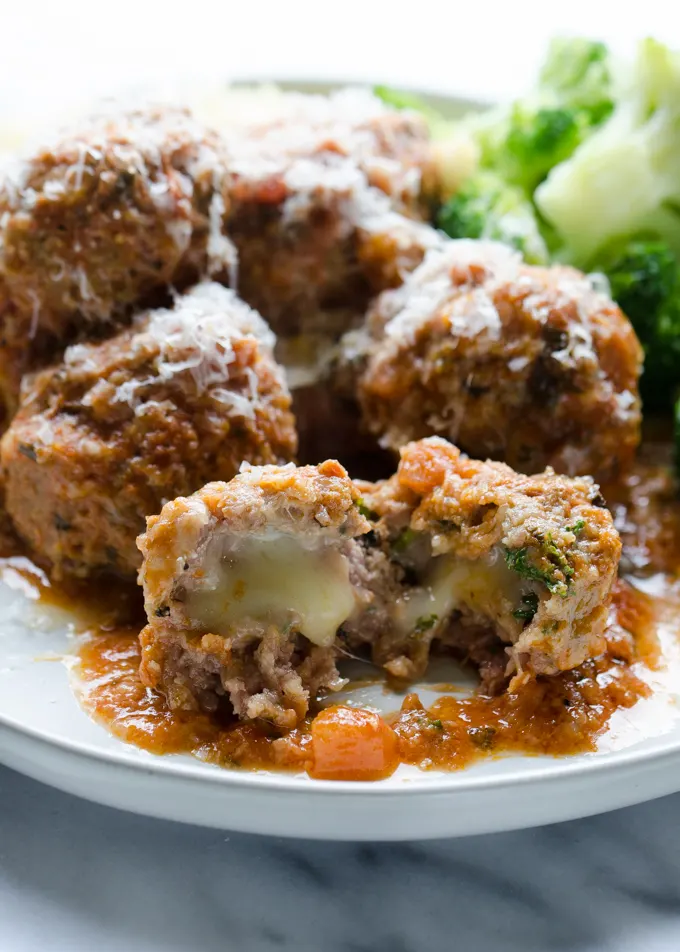 Tasty Tested- Mozzarella Stuffed Meatballs