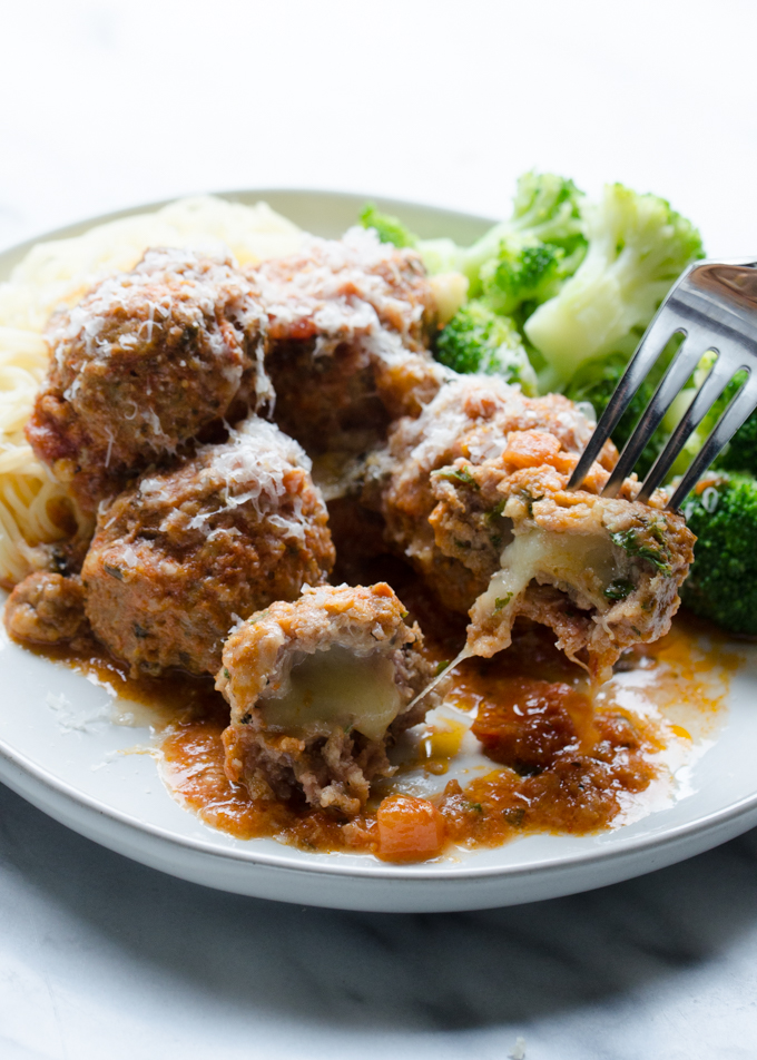 Tasty Tested- Mozzarella Stuffed Meatballs 