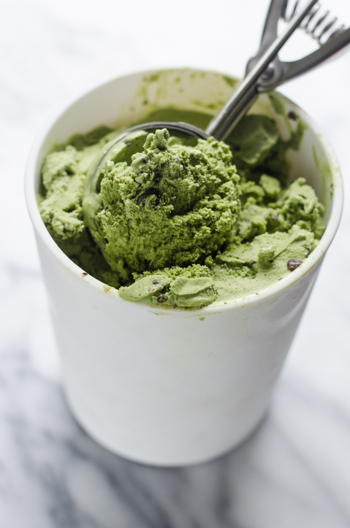 Matcha Chocolate Chunk Ice Cream Recipe