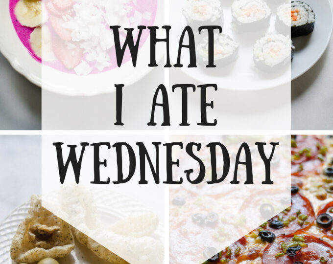 What I Ate Wednesday - healthy and organic meal ideas.