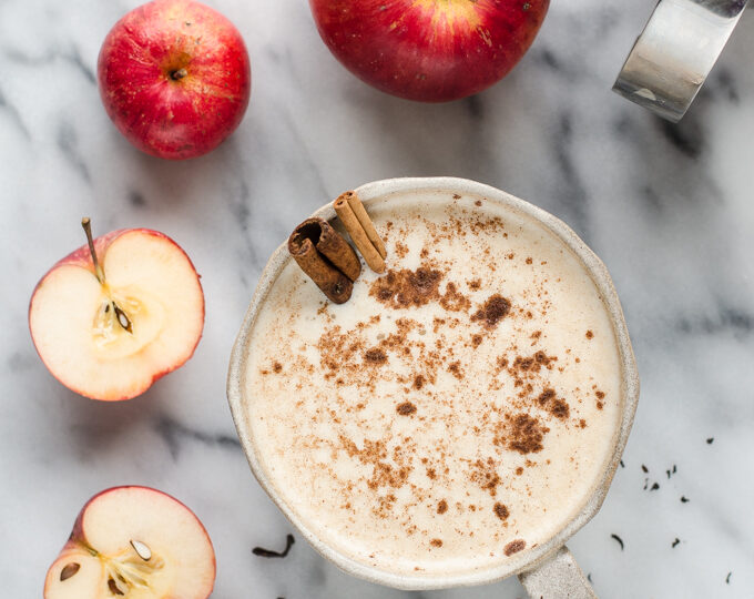 Spiced Apple Tea Latte