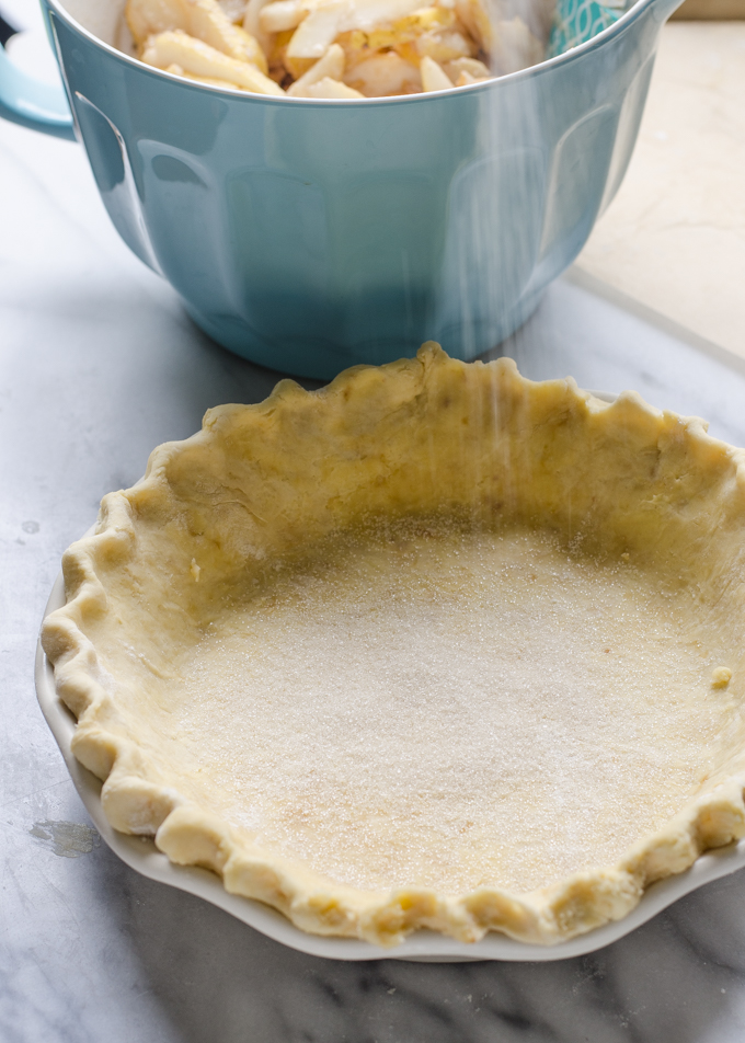 Spiced Pear Pie with Sourdough Crust